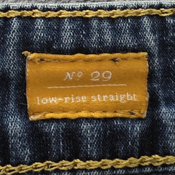 Anthropologie Pilcro and The Letterpress Womens 29 Denim Jean Shorts Low Rise - Picture 3 of 13